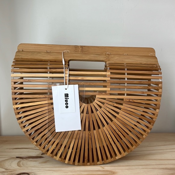 Miuco Handbags - Miuco (NEW) | Bamboo Wooden Handbag Bag